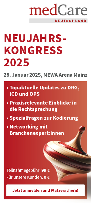 Anzeige 3. medCare Neujahrkongress 28.01.2025